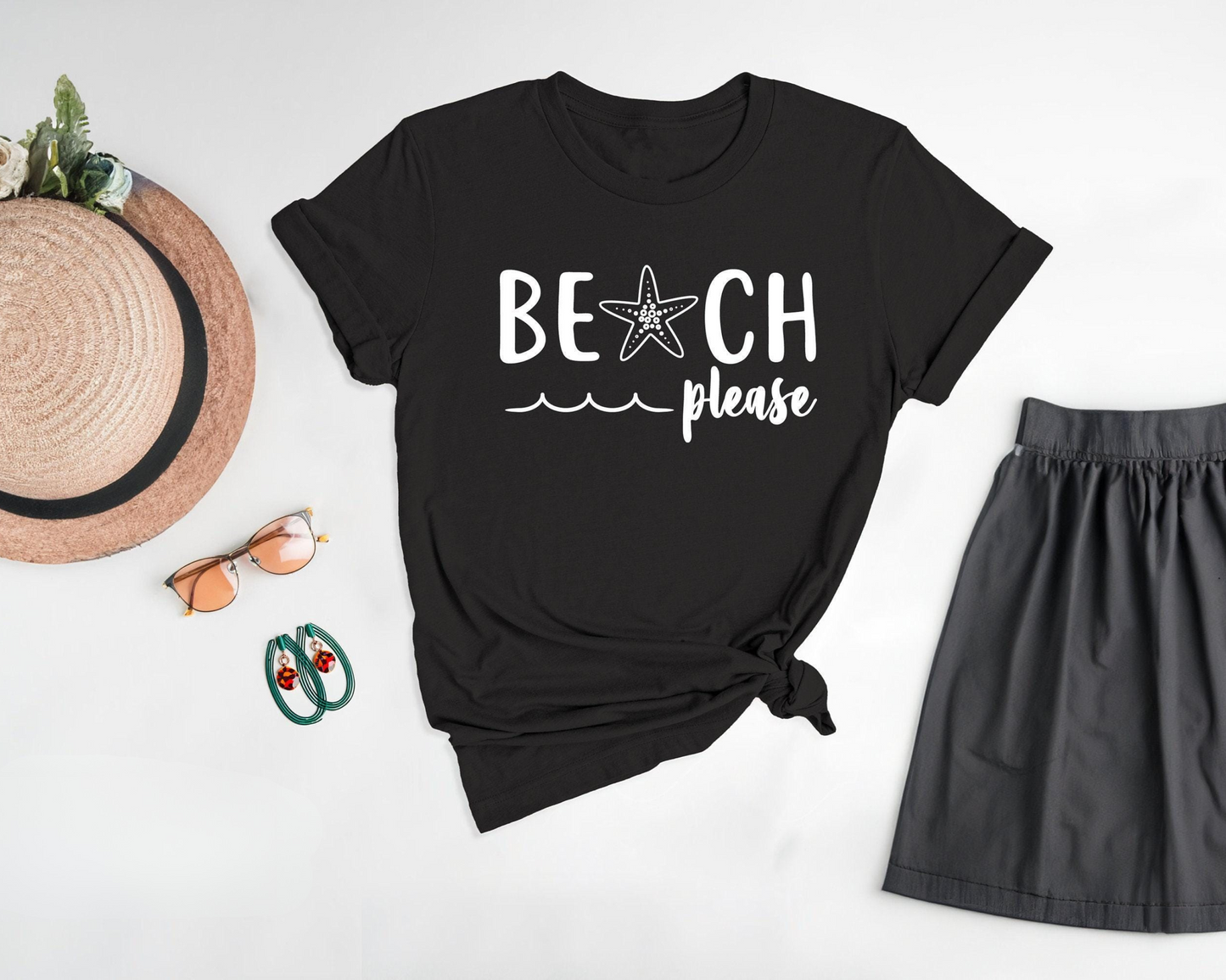 Beach Please Tee