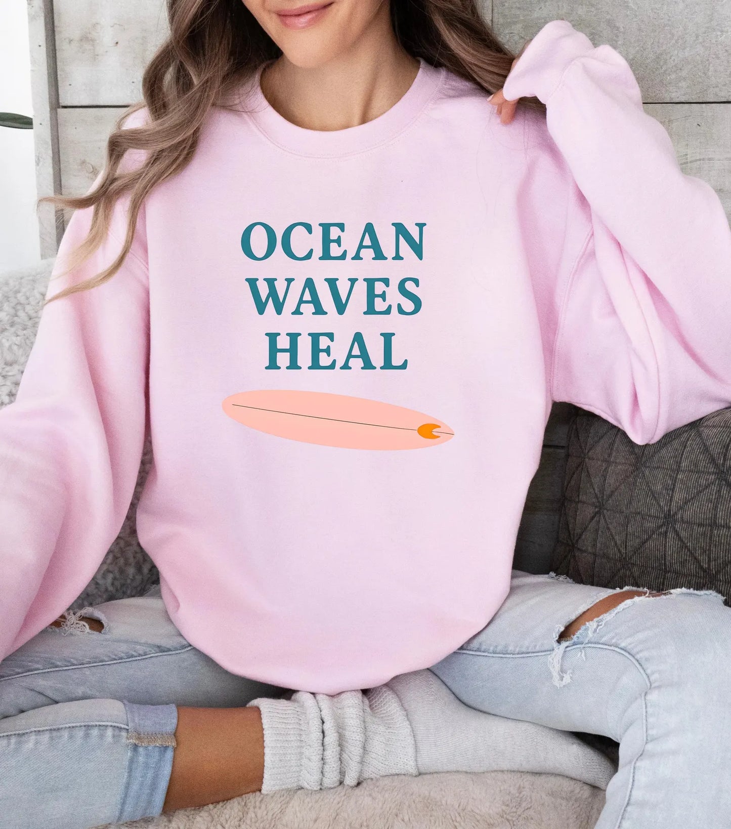 Ocean Waves Sweater