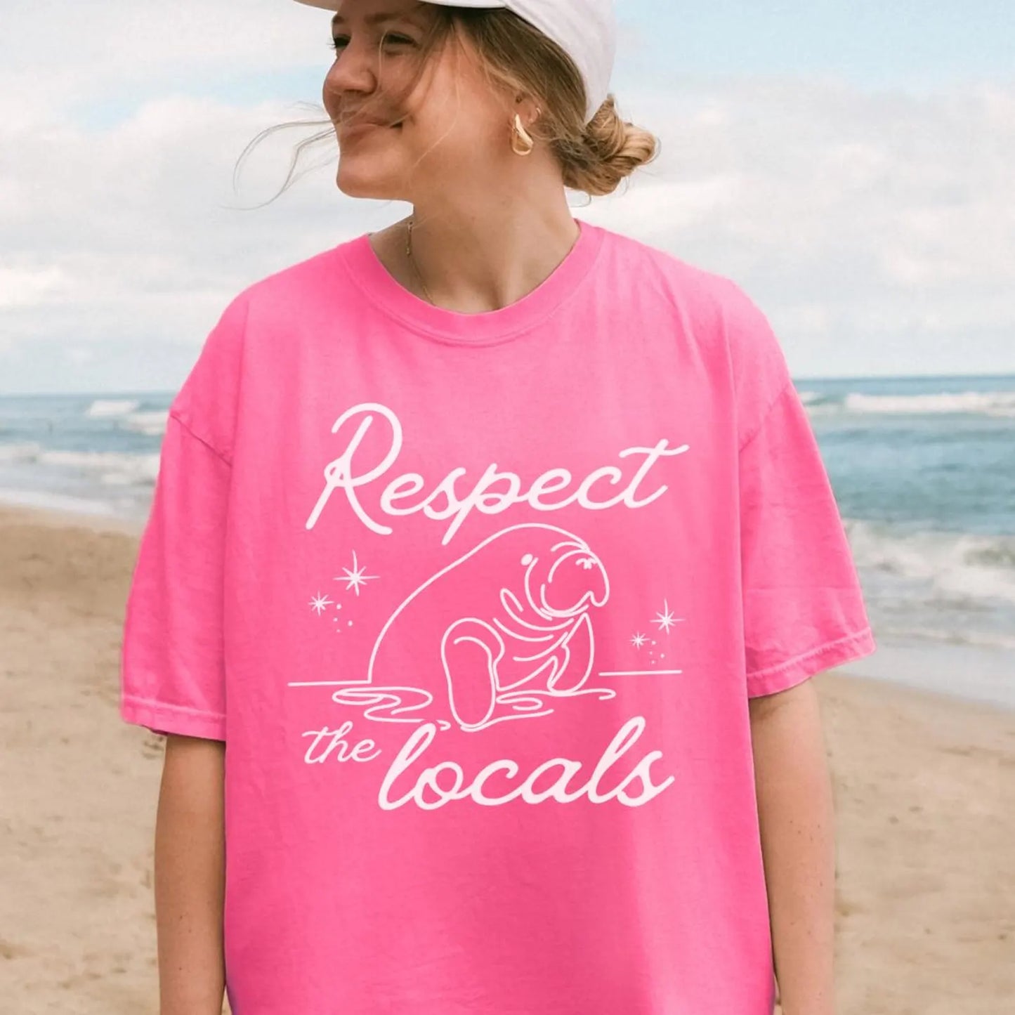 Manatee Respect the Locals Tee V4