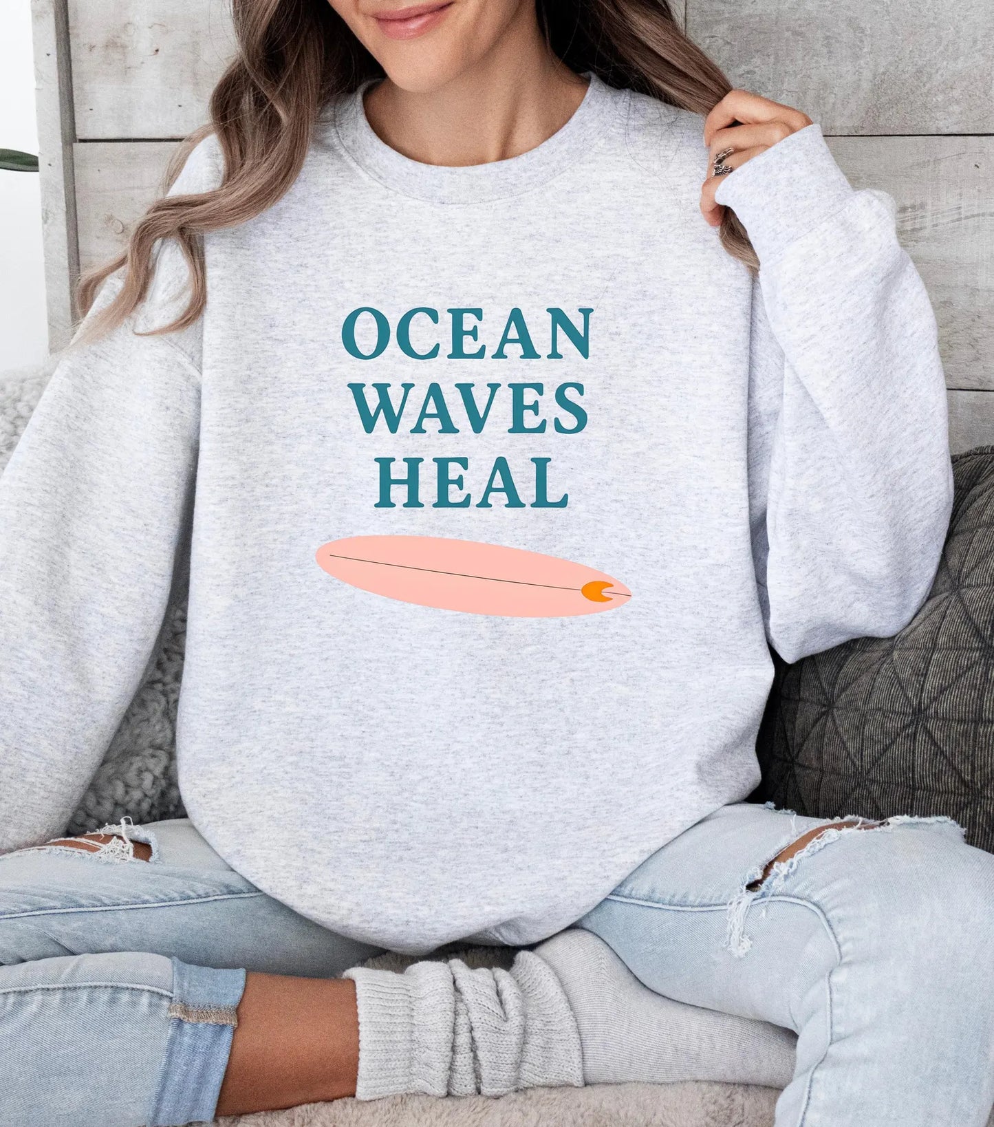 Ocean Waves Sweater