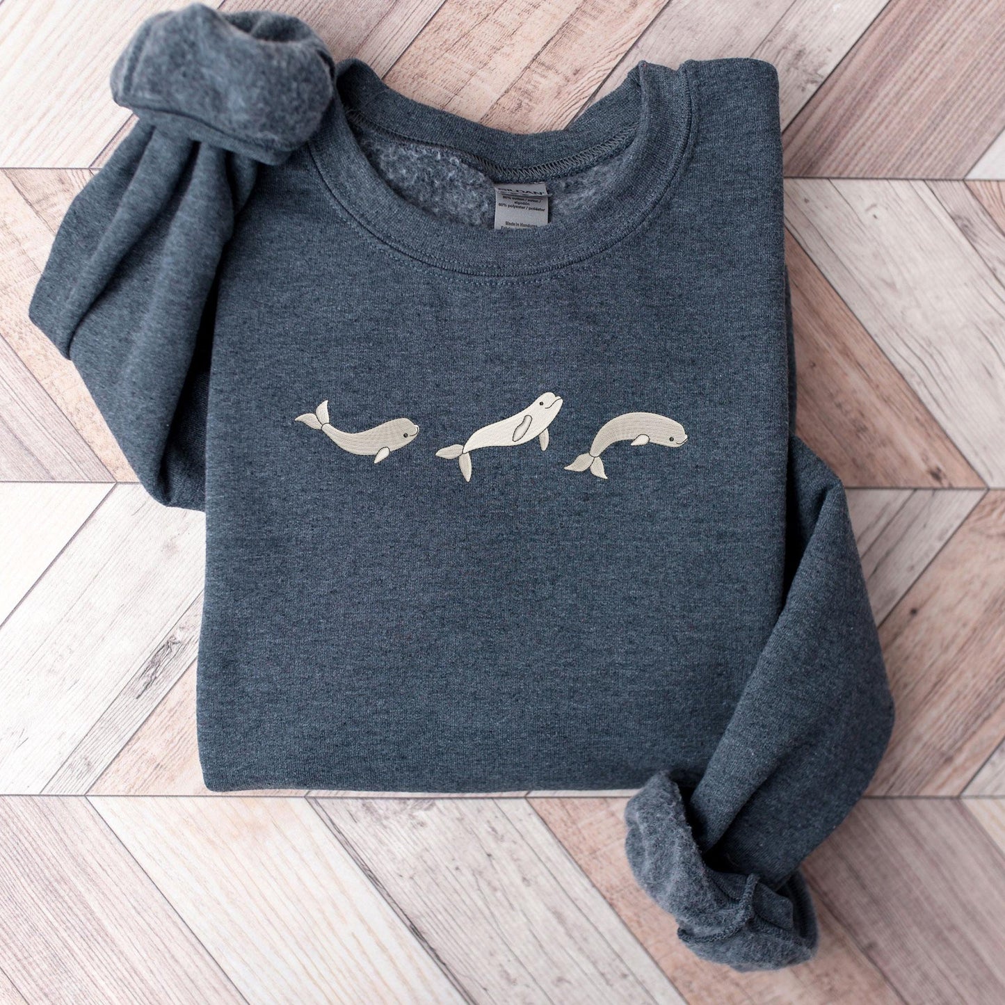 Beluga Whale Sweater