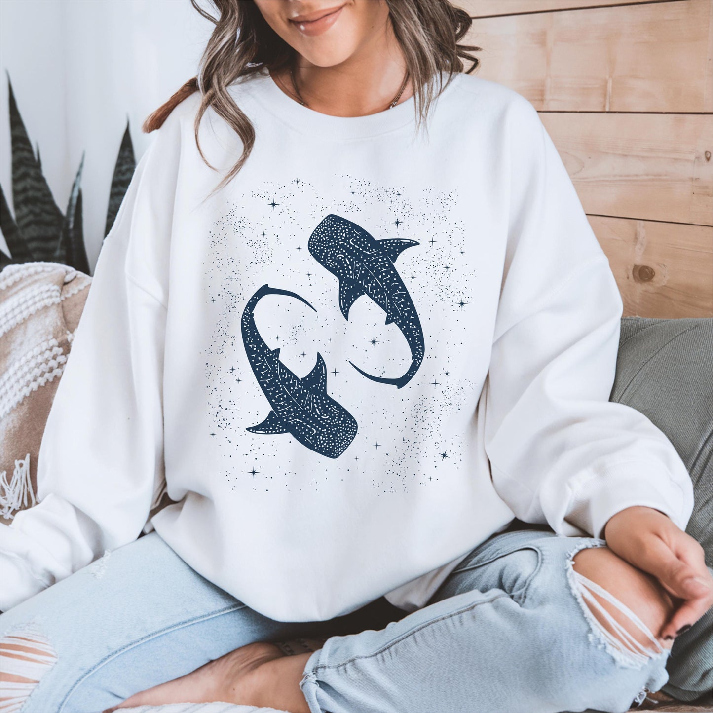 Ocean Whale Shark Sweater V5