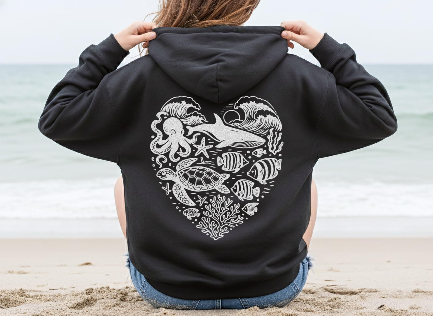 Ocean Animals Hoodie 4