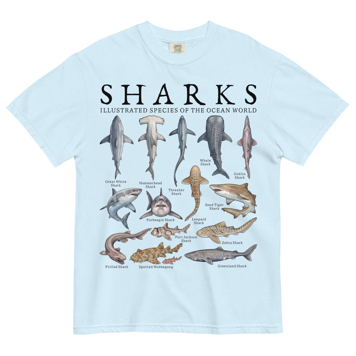Vintage Shark Species Shirt