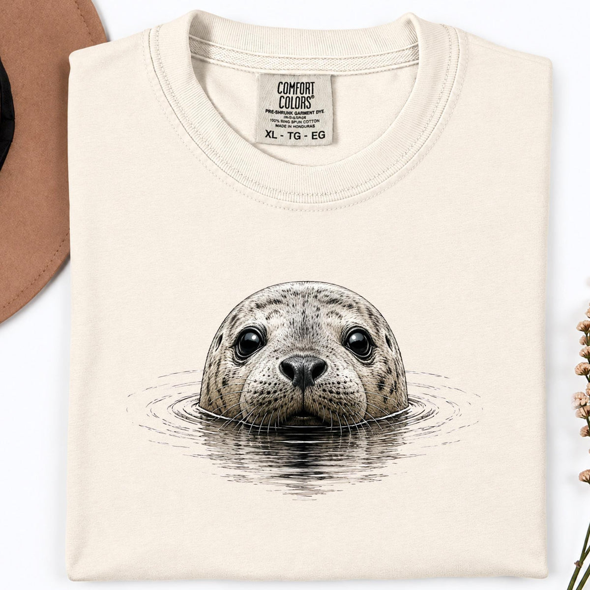 Peeking Seal Tee