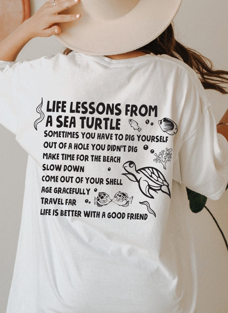 Lessons From A Sea Turtle Hoodie