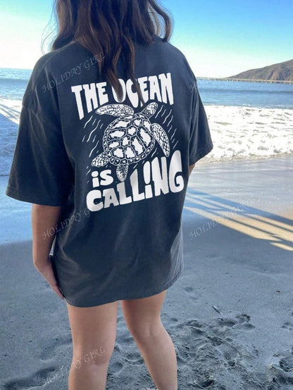 The Ocean Is Calling Tee V2