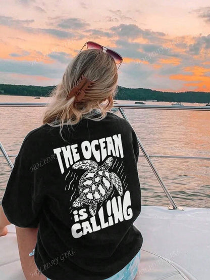 The Ocean Is Calling Tee V2