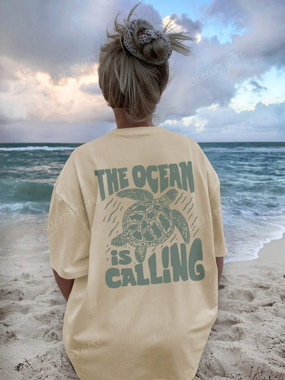 The Ocean Is Calling Tee V2