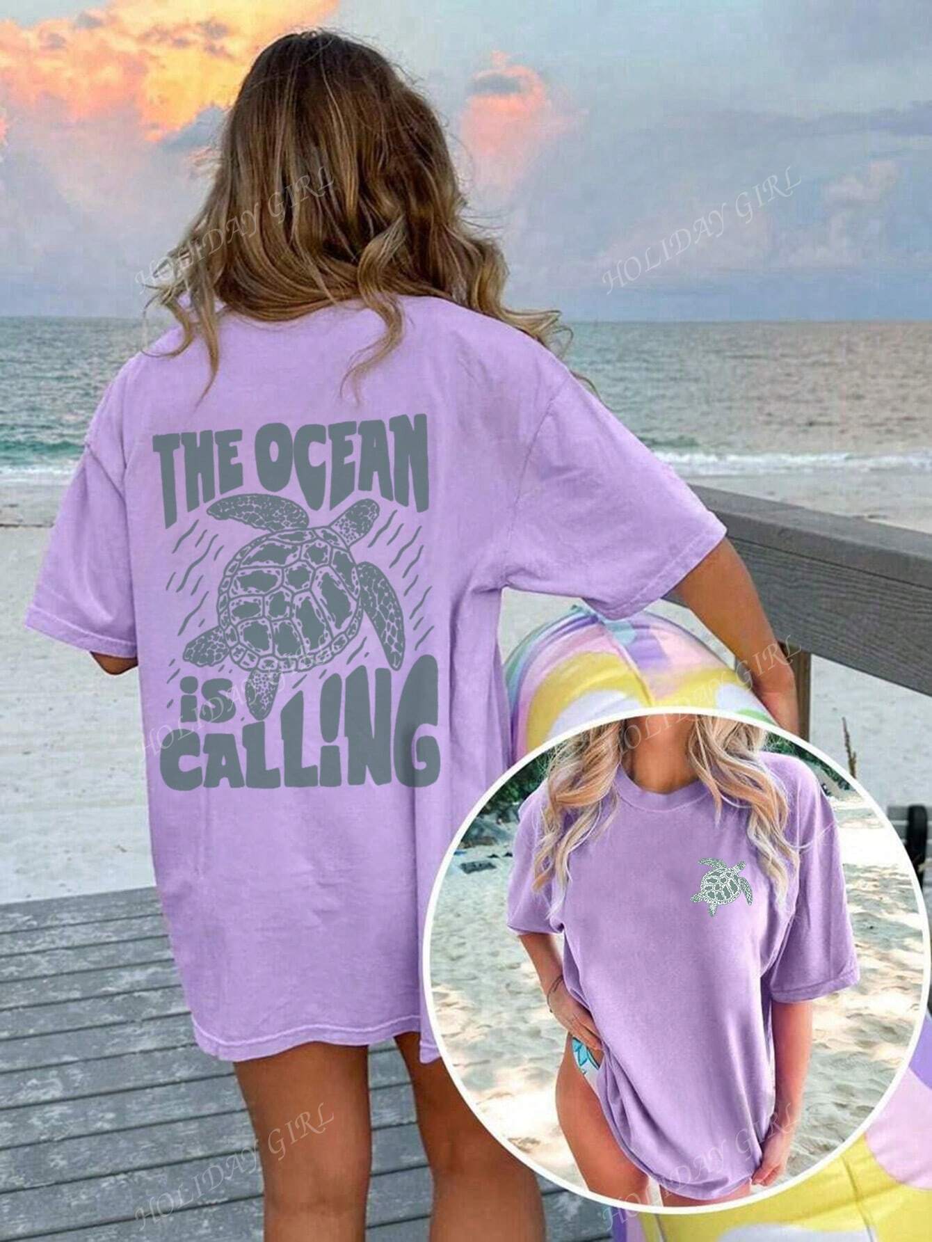 The Ocean Is Calling Tee V2