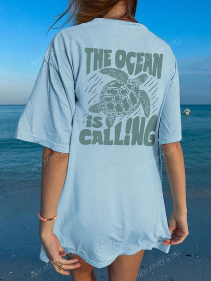 The Ocean Is Calling Tee V2