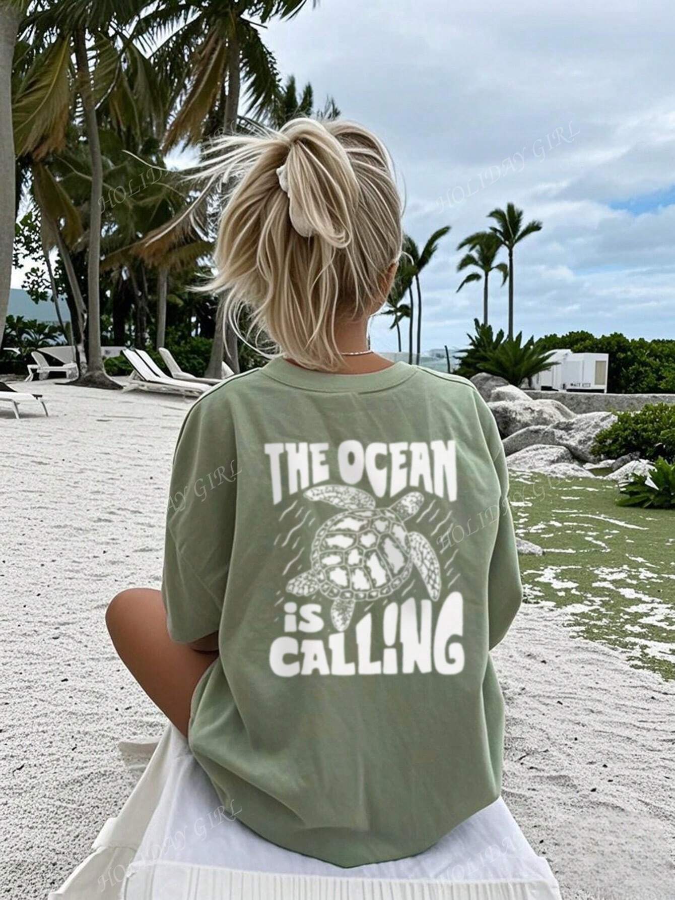 The Ocean Is Calling Tee V2