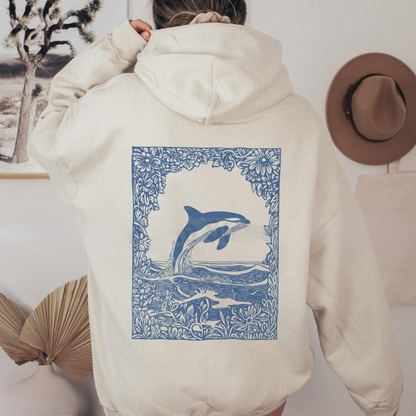 Ocean Graphic Whale Sweatshirt
