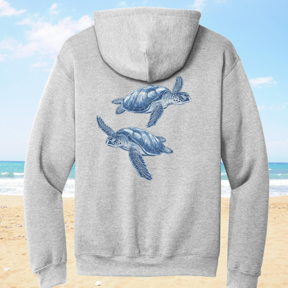 Sea Turtle Backprint Hoodie