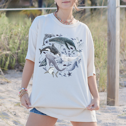 Ocean Animals Tee V12