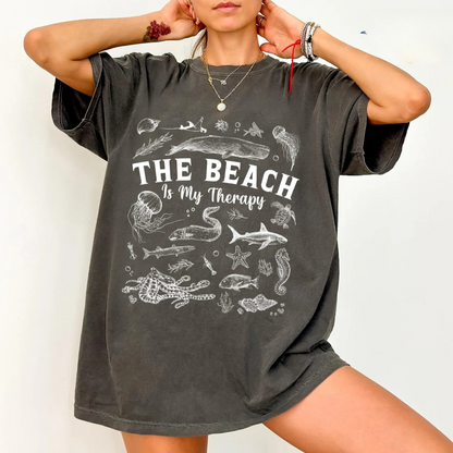 The Beach Is My Therapy Tee V2