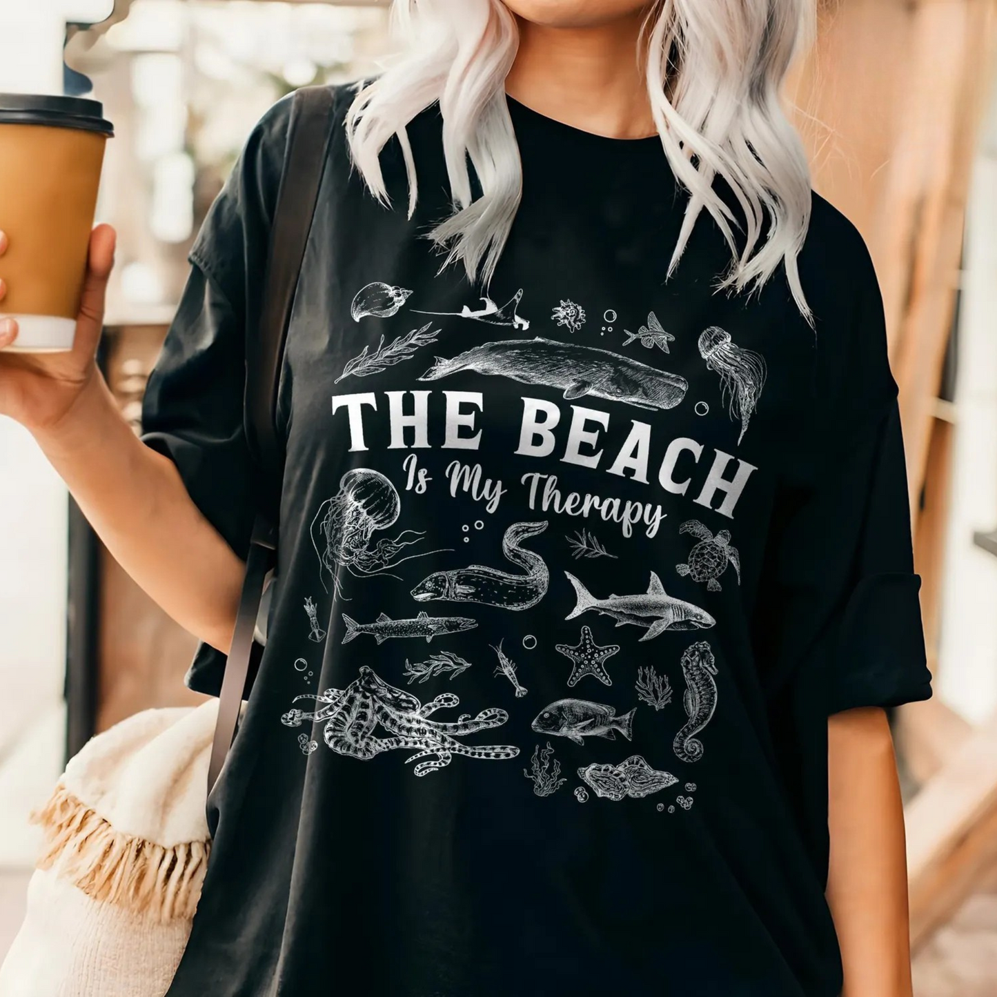 The Beach Is My Therapy Tee V2