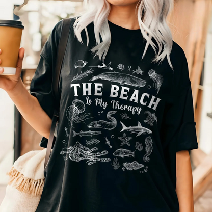 The Beach Is My Therapy Tee V2