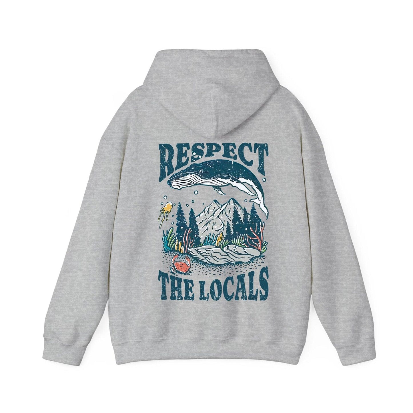 Respect The Locals Whale Hoodie V2