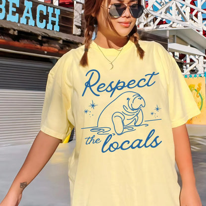 Manatee Respect The Locals Tee