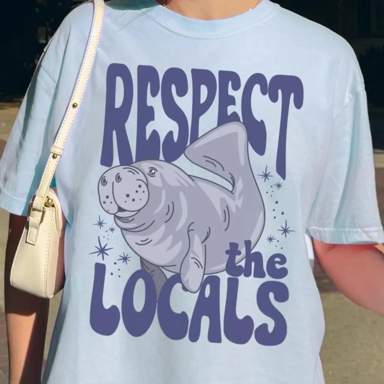 Manatee Respect the Locals Tee V3