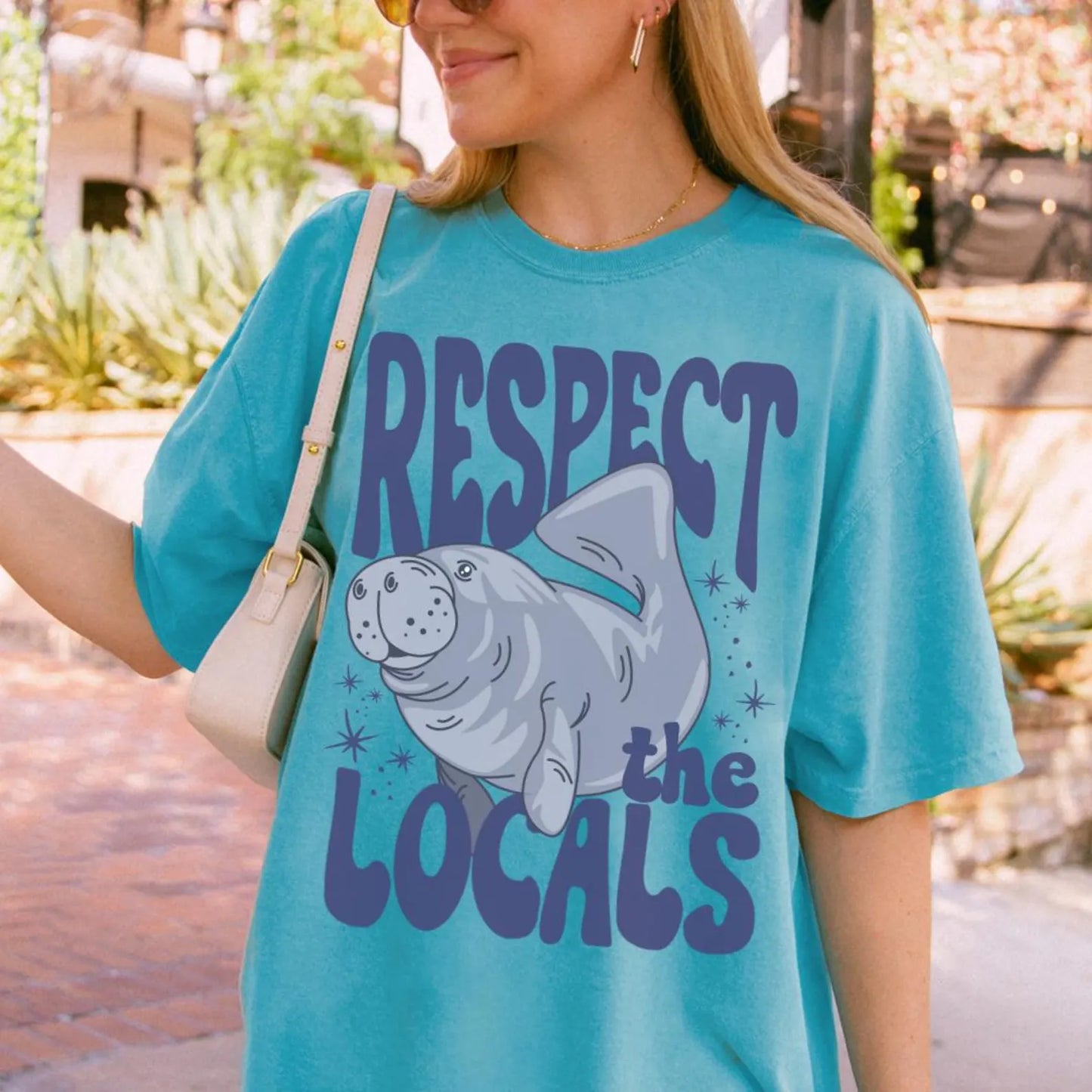 Manatee Respect the Locals Tee V3