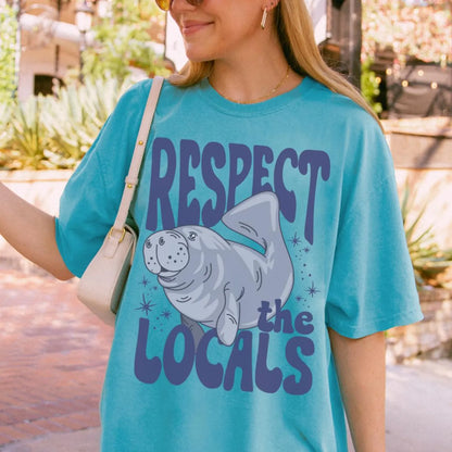 Manatee Respect the Locals Tee V3