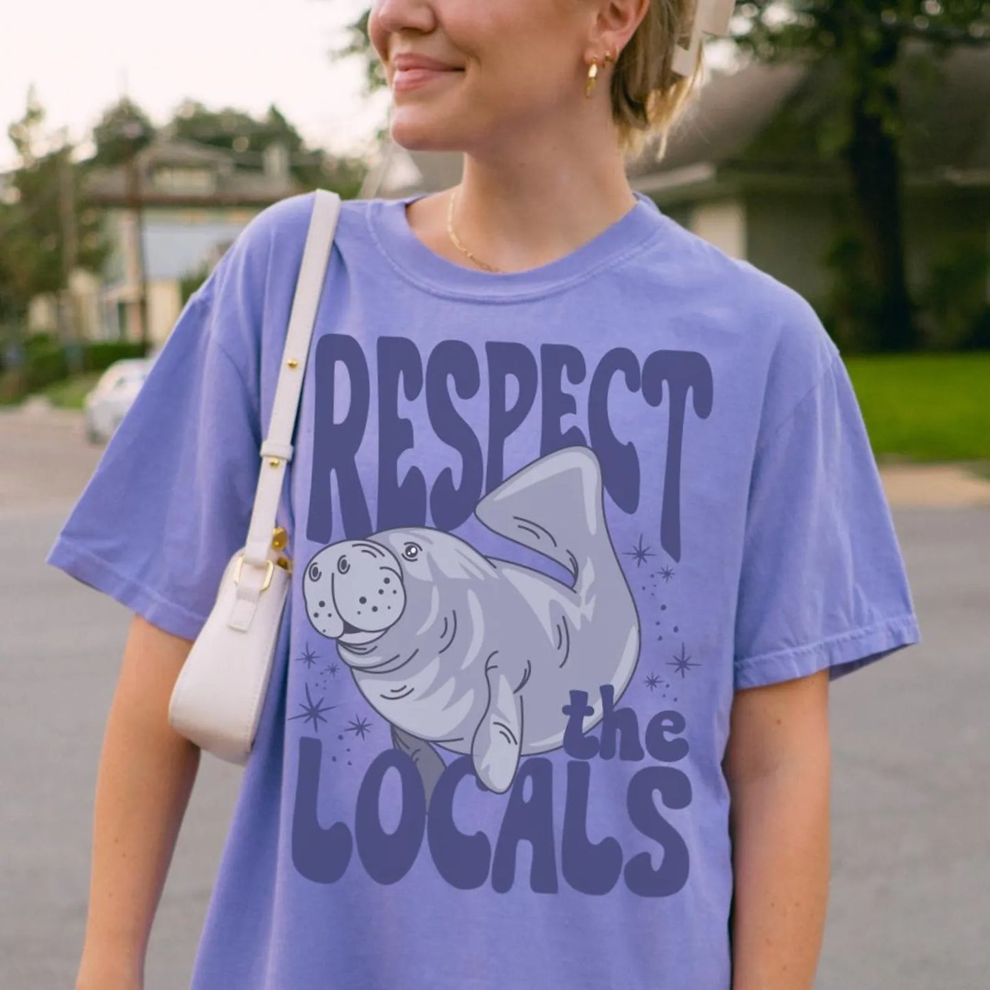 Manatee Respect the Locals Tee V3