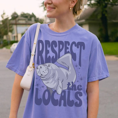Manatee Respect the Locals Tee V3