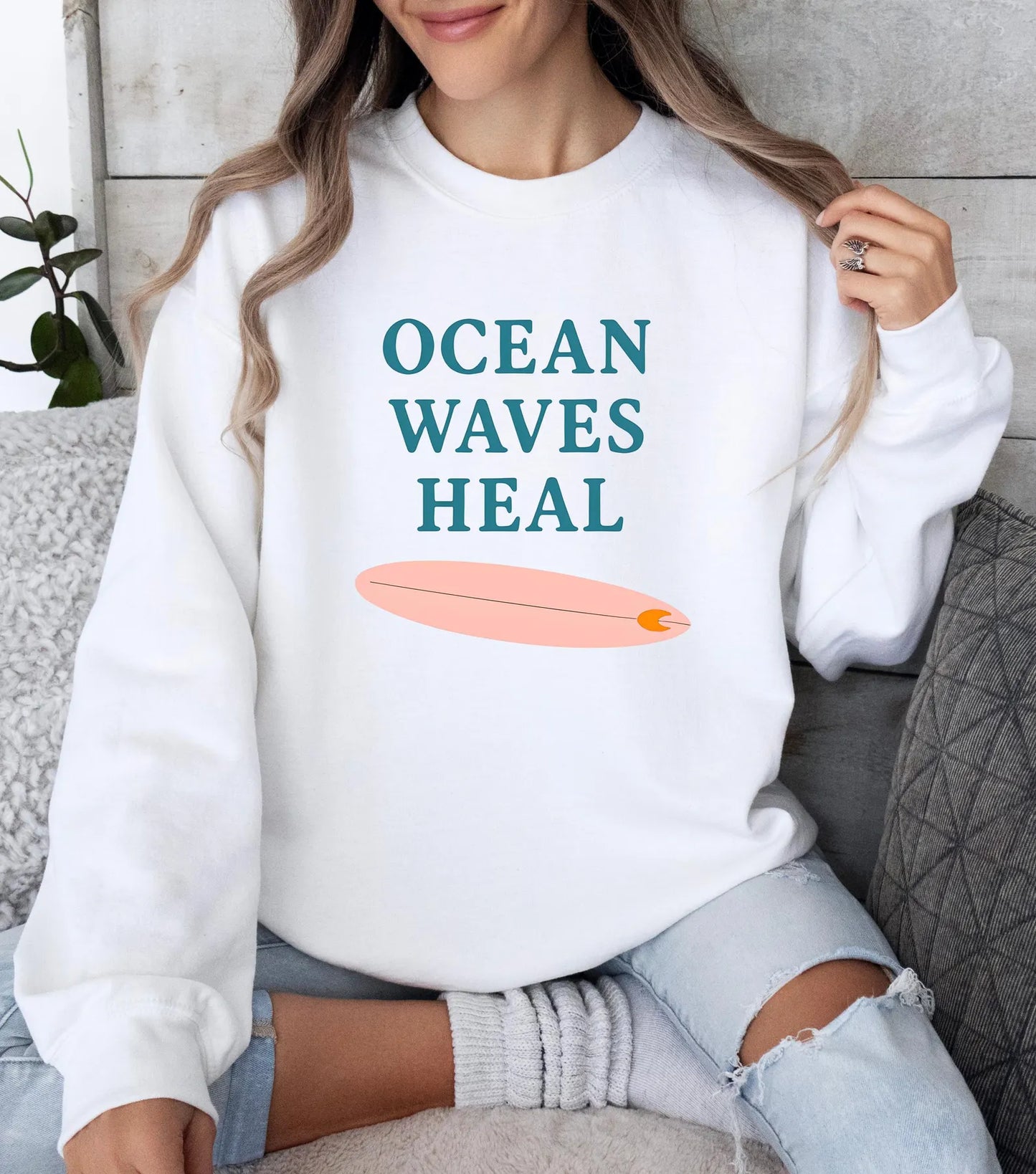 Ocean Waves Sweater