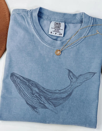 Vintage Whale Tee V2
