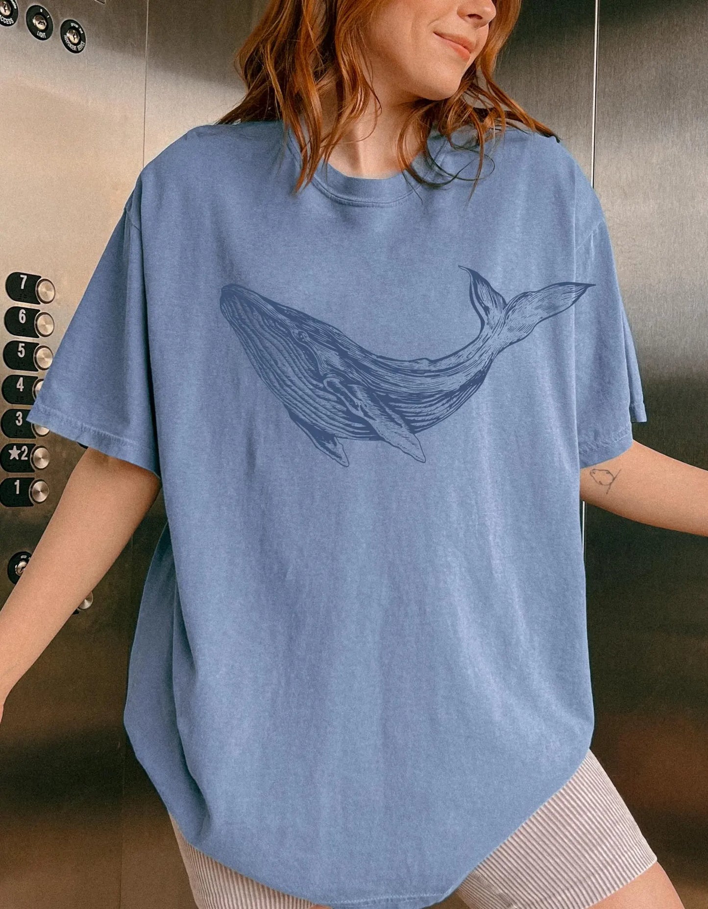 Vintage Whale Tee V2