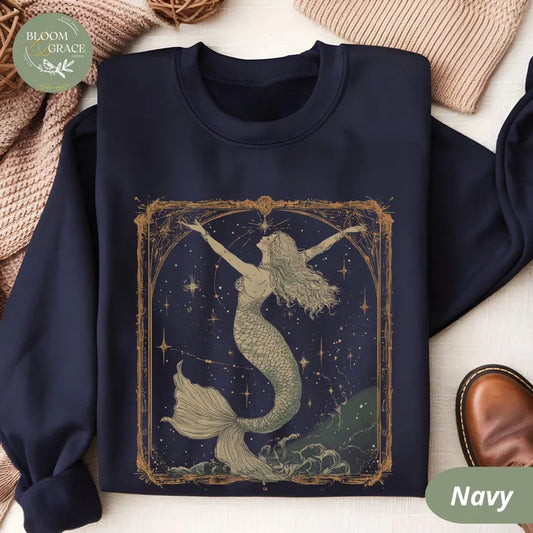 Vintage Mermaid Sweatshirt