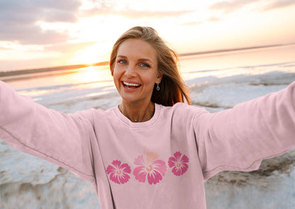 Hibiscus Flower Sweater V2