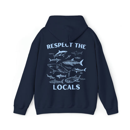 The Respect The Locals Shark Hoodie V12