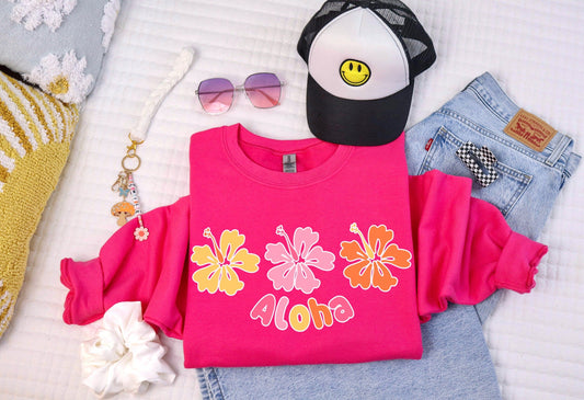 Aloha Flower Sweater