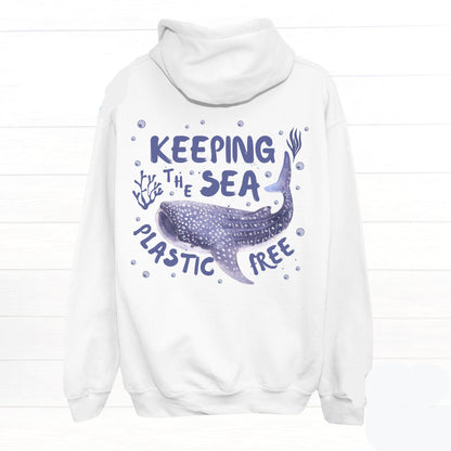 Plastic Free Whale Shark Hoodie