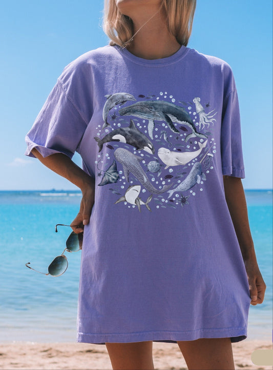 Ocean Animals Tee V12