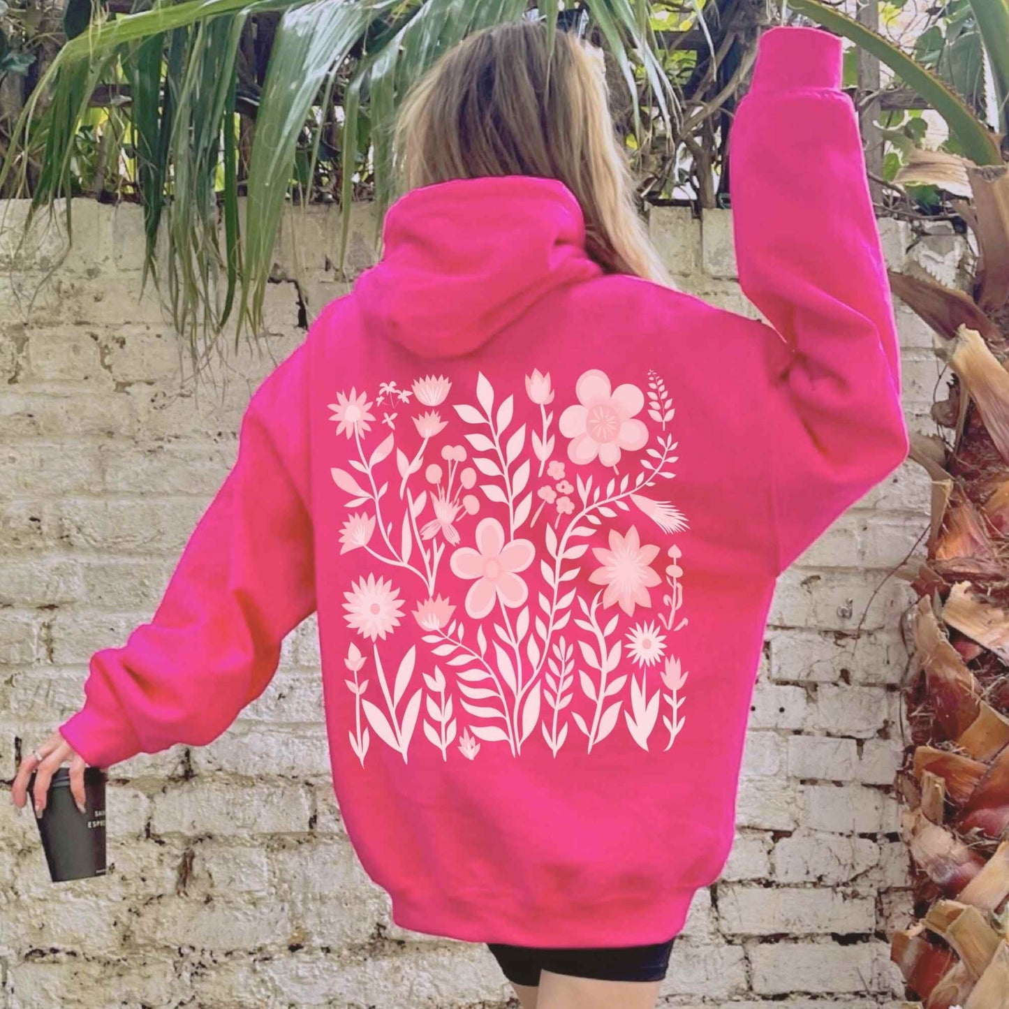 Ocean Flower Hoodie