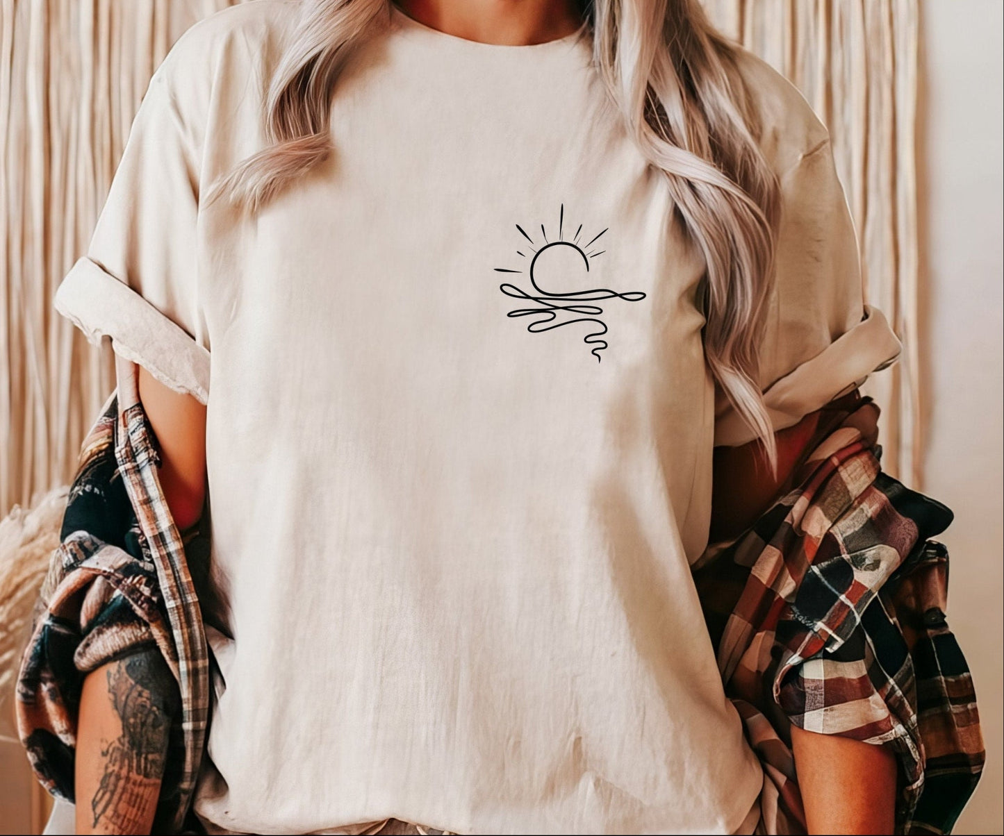 Boho Ocean Sun Tee
