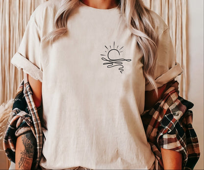 Boho Ocean Sun Tee