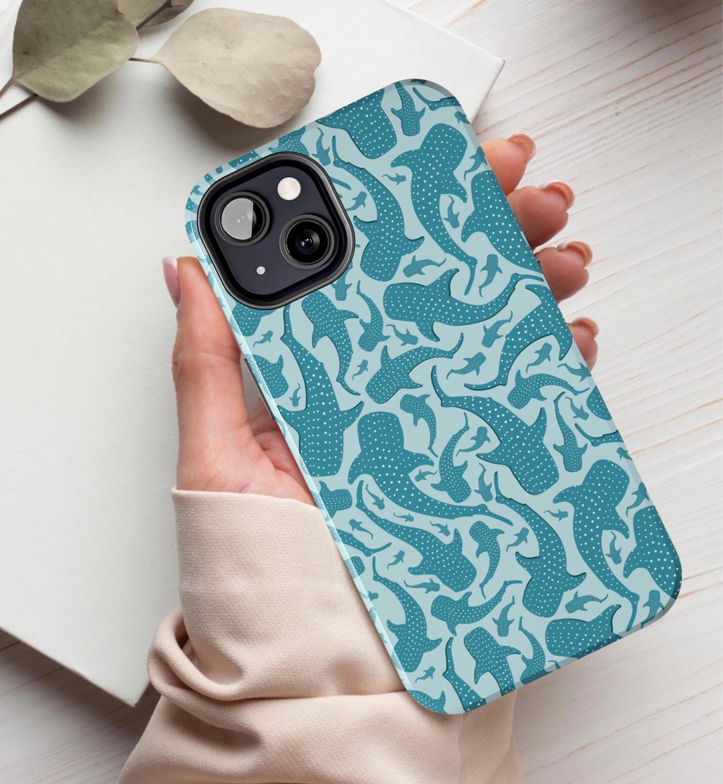 Blue Whaleshark Phone Case