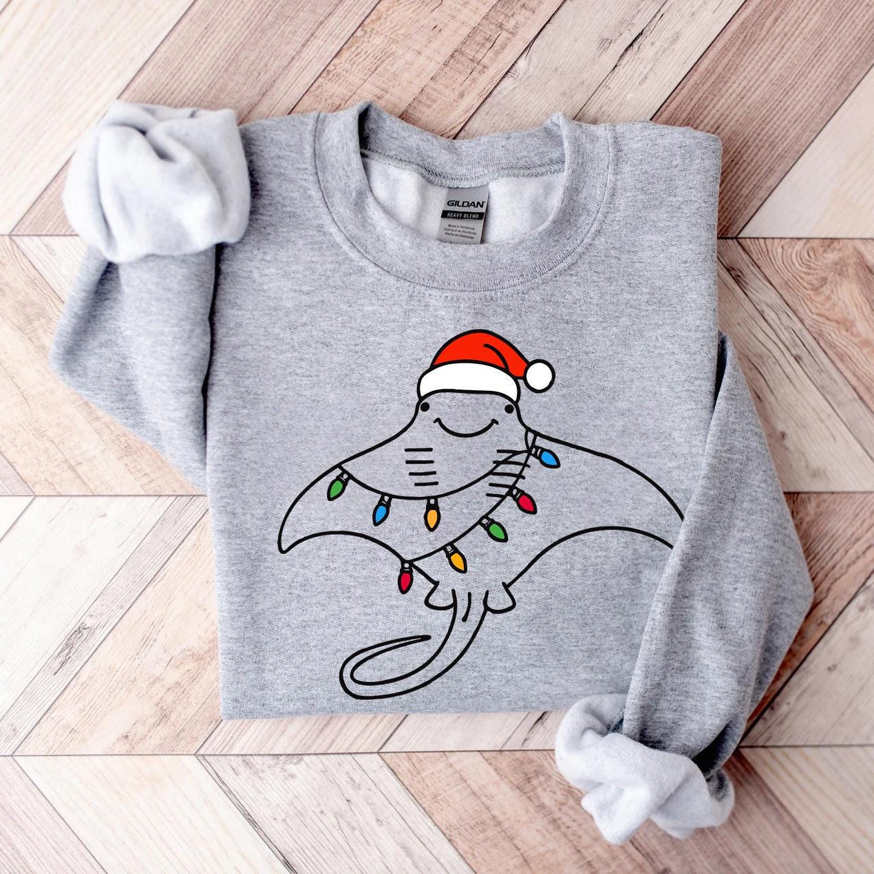 Christmas Manta Ray Sweater