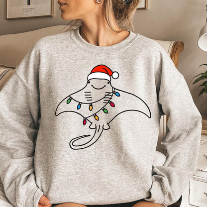 Christmas Manta Ray Sweater