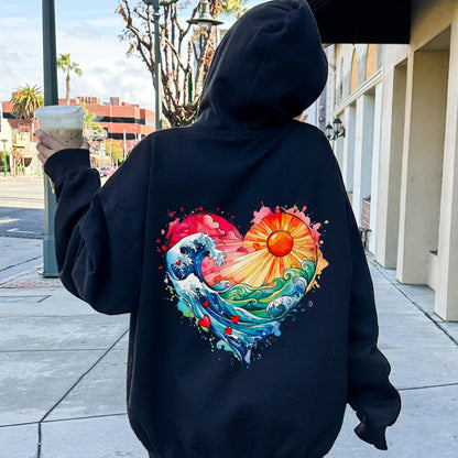 Heart Wave Hoodie
