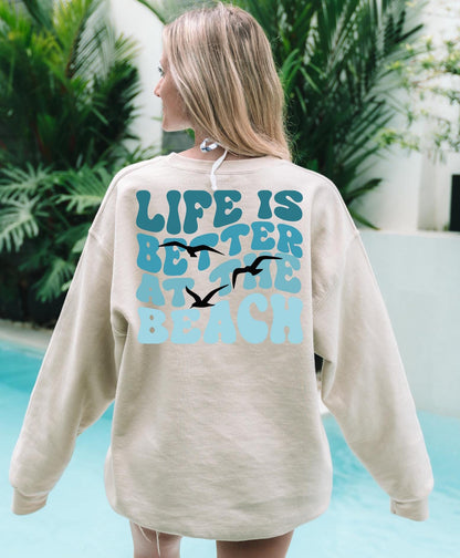 Life Is Better Sweater New