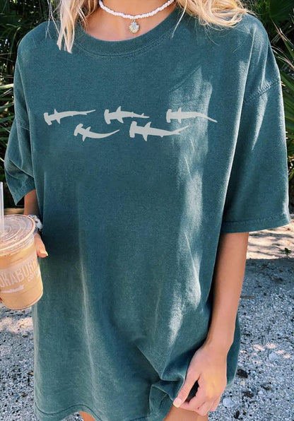 Hammerhead Shark Tee V4