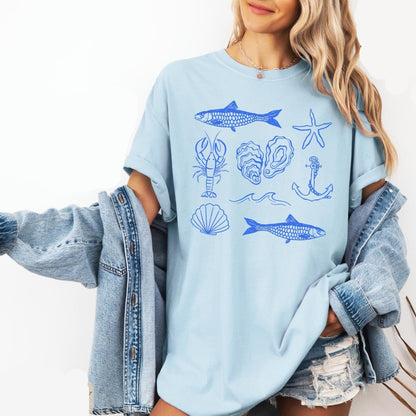 Fish Ocean Tee V2