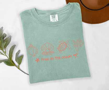 Free As The Ocean Tee