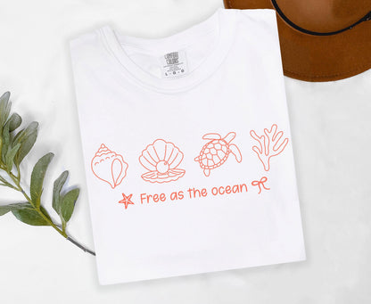 Free As The Ocean Tee